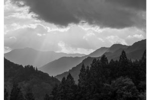 Abendstimmung im Iya Tal, Shikoku, Japan (SL2-S)