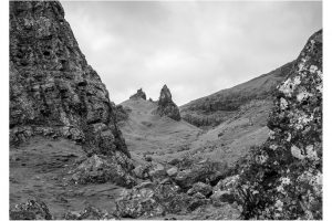 am Old Man of Storr, Isle of Skye, Schottland (OM-1)